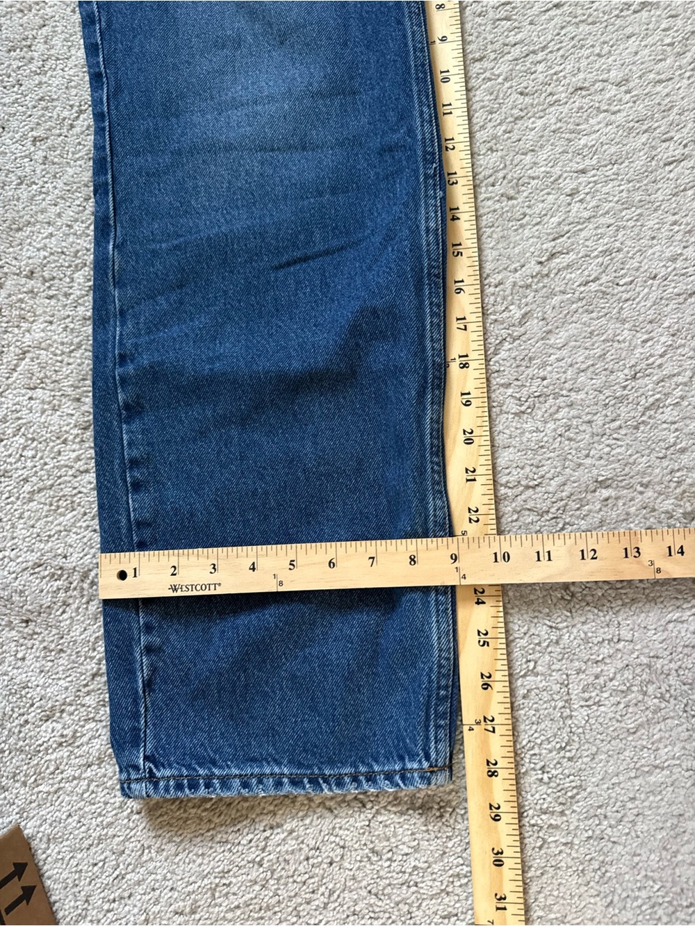Good American Dark Blue Flare Jeans - Picture 4 of 9
